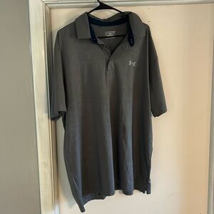 Under armor gray golf shirt xxl